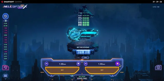 Helicopter X screenshot from our demo session